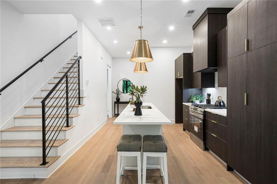 Furnished interior view inside a new home in , Atlanta (Image 6).