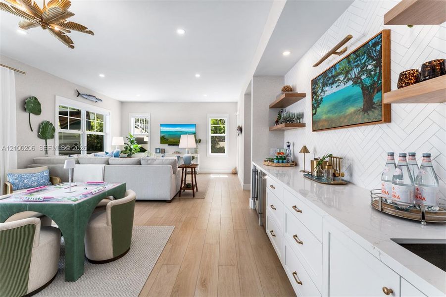 Furnished interior view inside a new home in , Tavernier (Image 12).