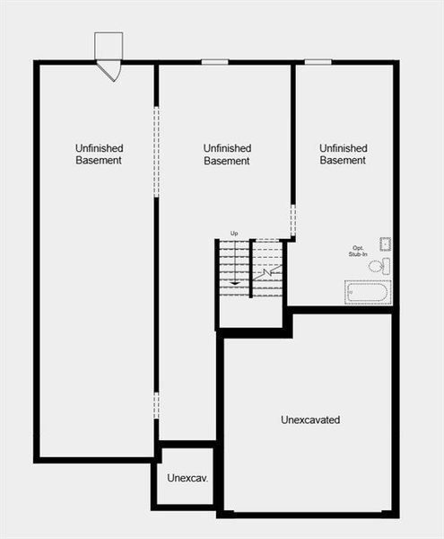 2D floor plan layout of this home in Bailey Fence, Dacula, GA (Image 4).