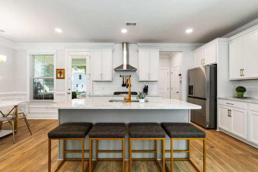 Furnished interior view inside a new home in Oak Bluff, Charleston (Image 15).