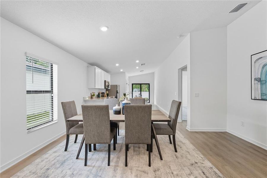 Furnished interior view inside a new home in , Tampa (Image 16). Furnished interior view inside a new home in , Tampa (Image 16).