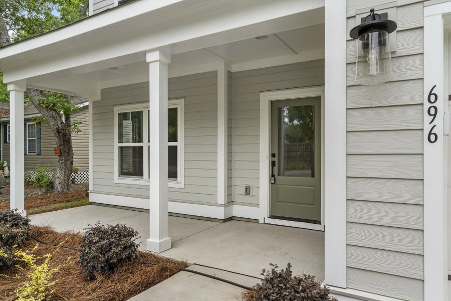 Exterior details and patio area of a home in , Mount Pleasant (Image 21).