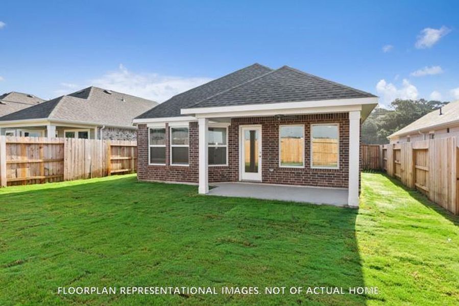 Exterior details and patio area of a home in Lone Star Landing, Montgomery (Image 3).