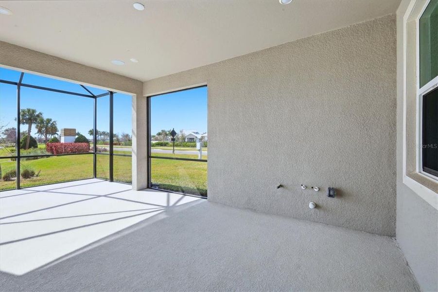 Exterior details and patio area of a home in , Parrish (Image 23).