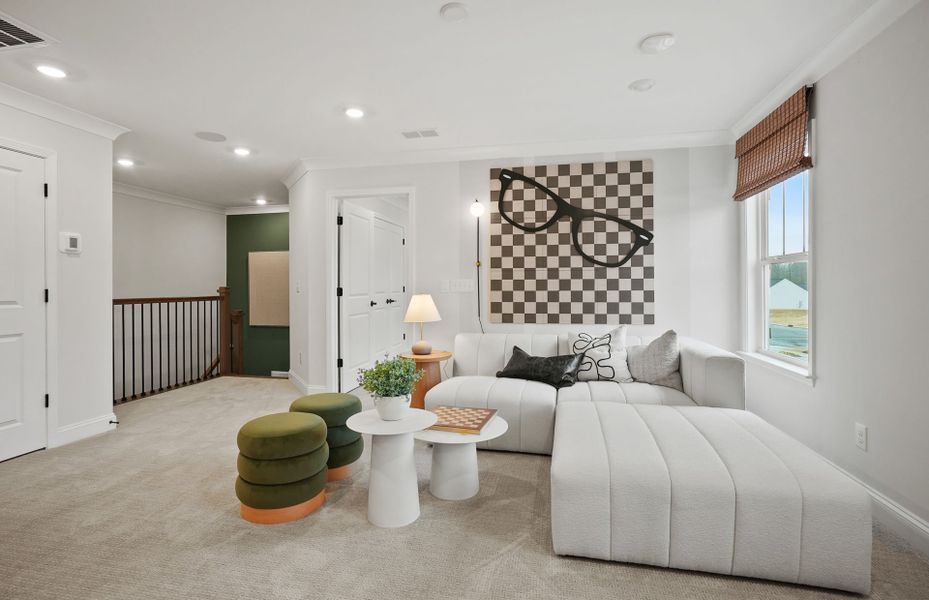 Furnished interior view inside a new home in Elmbrook, Indian Trail (Image 34).