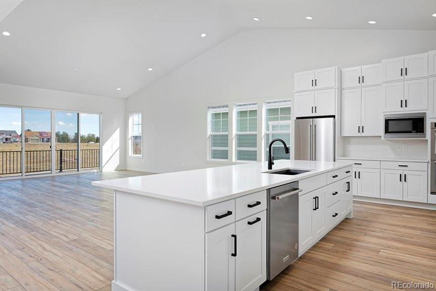 Furnished interior view inside a new home in , Fort Collins (Image 14).