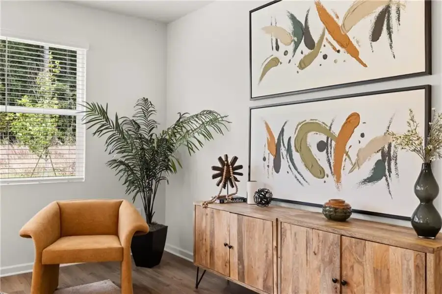 Furnished interior view inside a new home in Walden Park – The Retreat, Jonesboro (Image 24).