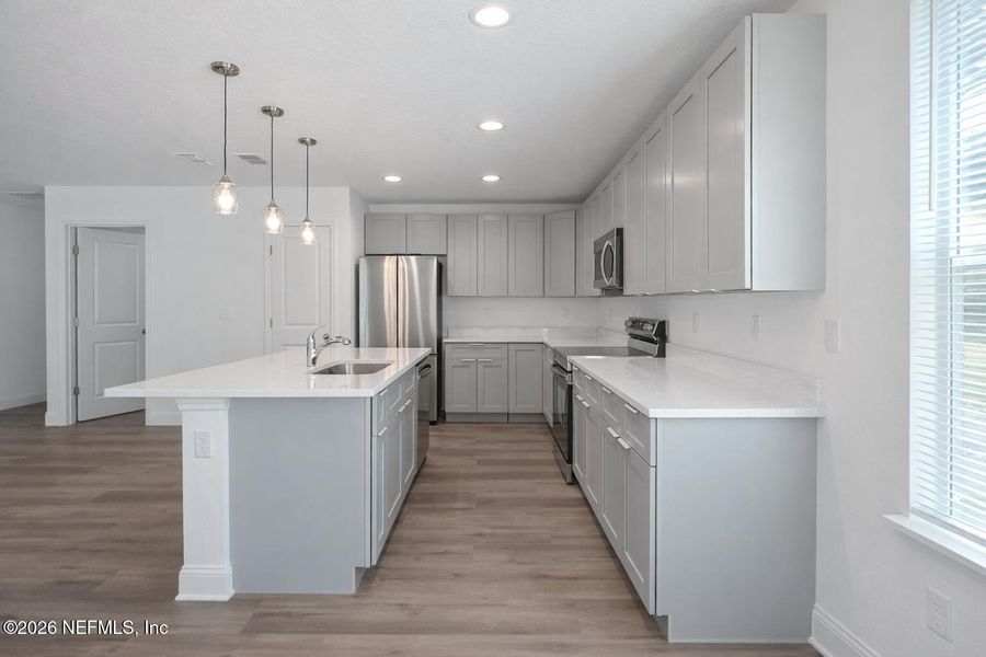 Furnished interior view inside a new home in , Jacksonville (Image 8).