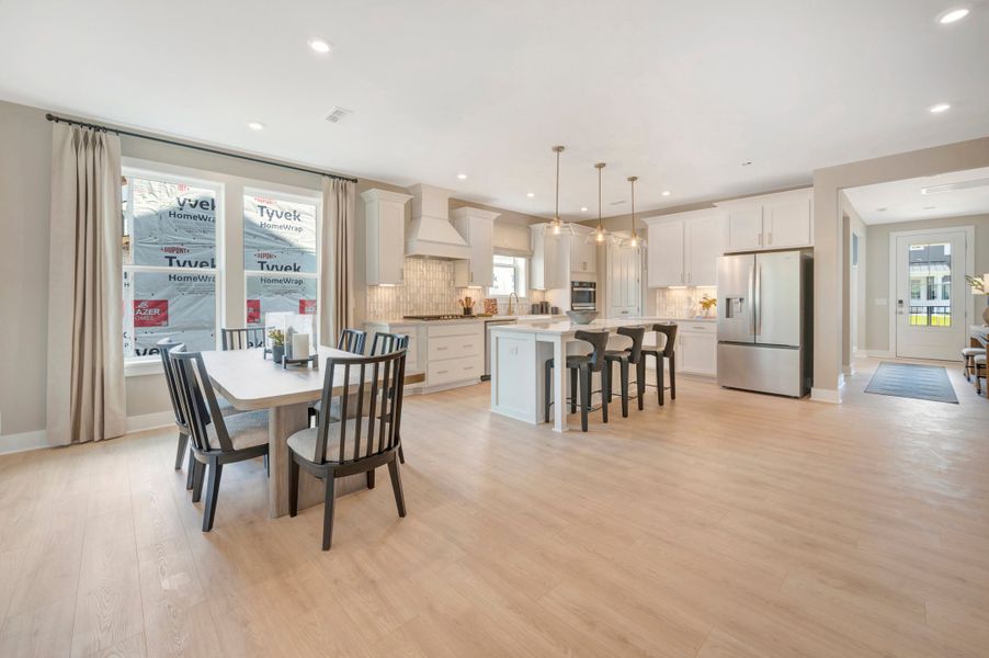 Representative furnished interior of a home built from the Collins by Beazer Homes in Friendship Village, Apex (Image 11).