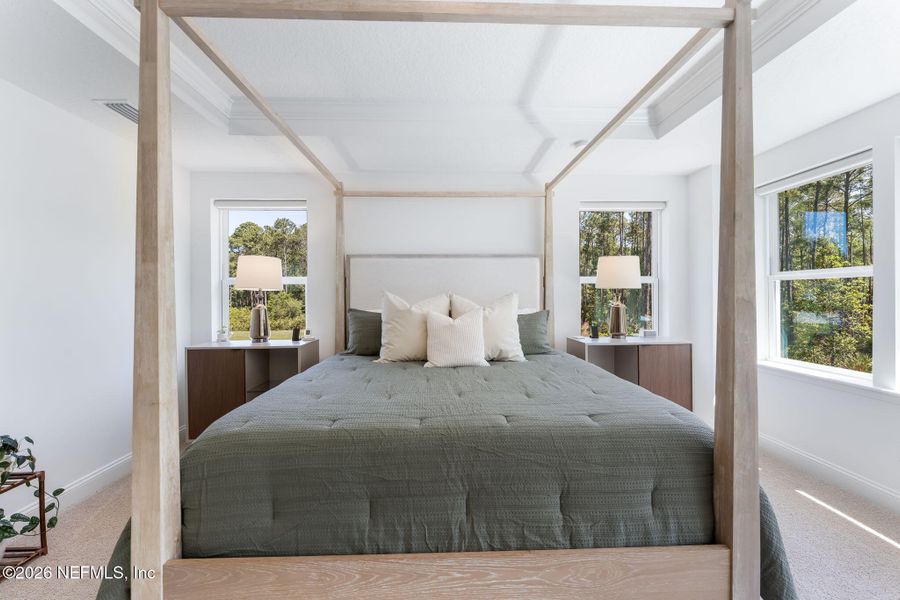 Furnished interior view inside a new home in , Ponte Vedra (Image 36).