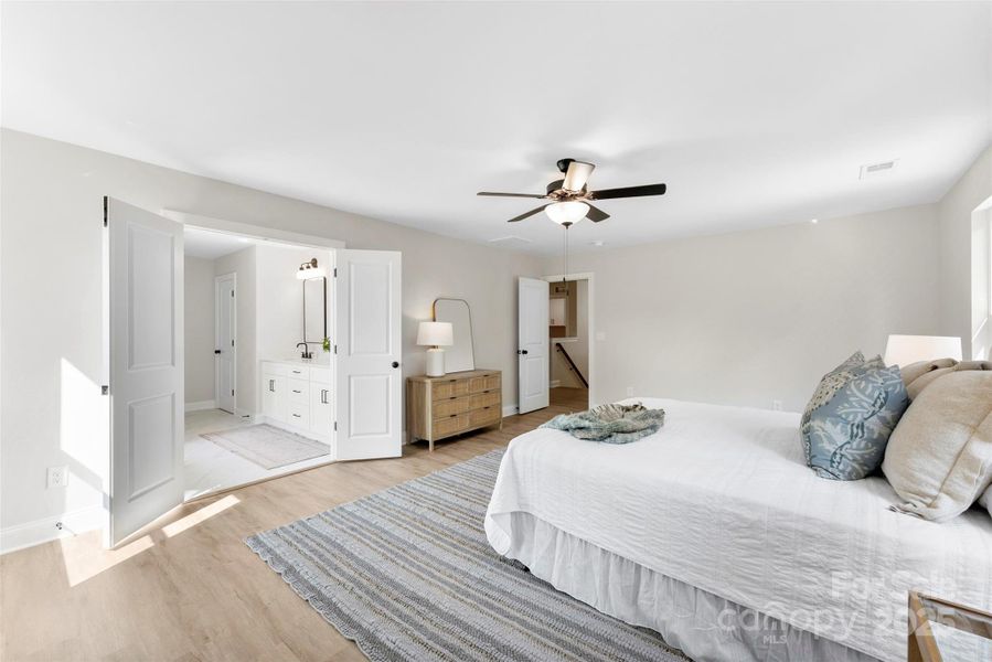 Furnished interior view inside a new home in , Charlotte (Image 13).