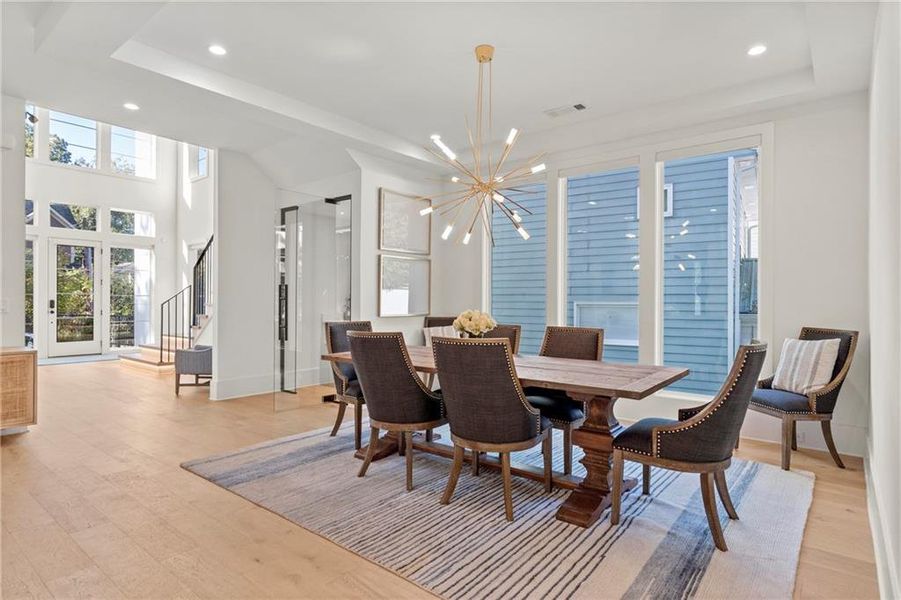 Furnished interior view inside a new home in , Brookhaven (Image 18).