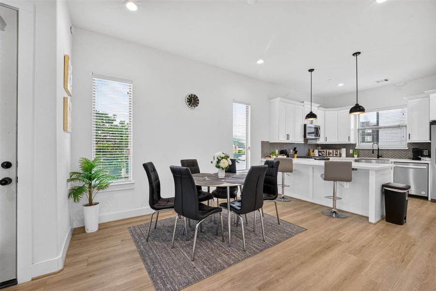 Furnished interior view inside a new home in , Houston (Image 19).