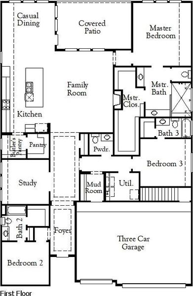 2D floor plan layout of this home in Chambers Creek, Willis, TX (Image 2). 2D floor plan layout of this home in Chambers Creek, Willis, TX (Image 2).
