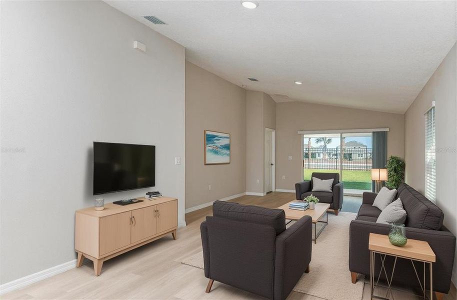 Furnished interior view inside a new home in , Haines City (Image 6).