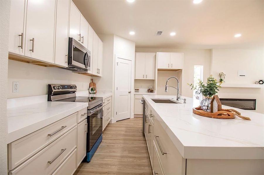 Furnished interior view inside a new home in , Grand Saline (Image 4).