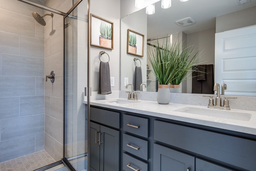 Representative furnished interior of a home built from the Annapolis by Parkside Builders in Oxford Station, Gallatin (Image 29).