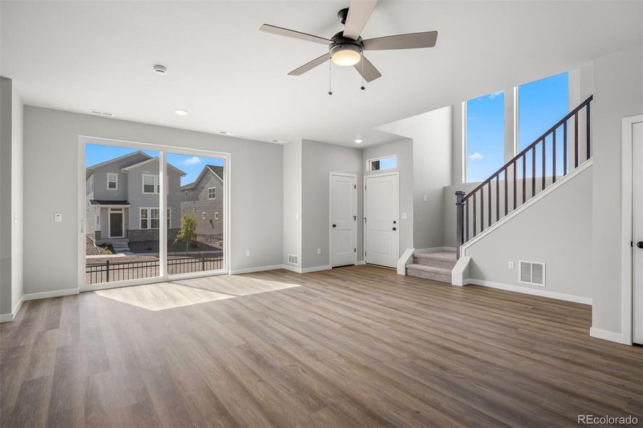Spacious, unfurnished interior of a new home in Revel Crossing at Wolf Ranch – The Ascent Collection, Colorado Springs (Image 15).