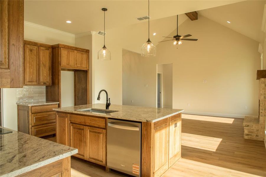 Furnished interior view inside a new home in , Poolville (Image 7).