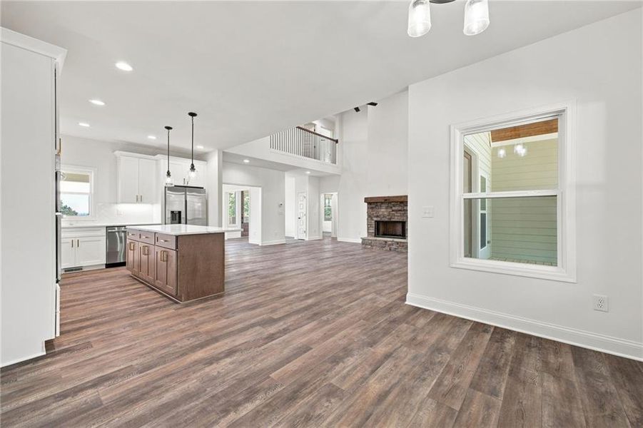 Spacious, unfurnished interior of a new home in , Cedartown (Image 53).