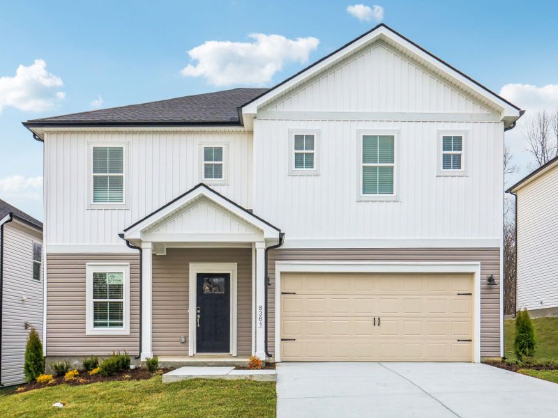 Front exterior of a new home in Briarcreek - Legacy Series, Antioch, TN, highlighting curb appeal (Image 1).