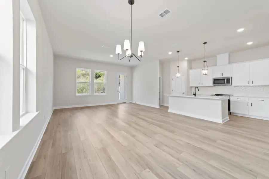 Sample Main Living Area photo. Actual structural options and design finishes of home may vary.