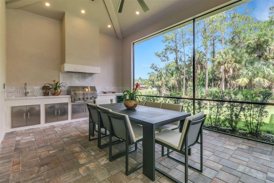 Exterior details and patio area of a home in , Naples (Image 24).