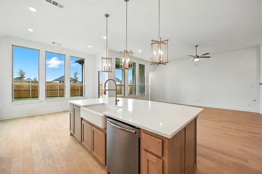 Furnished interior view inside a new home in Wildflower Ranch: Artisan Series - 60ft. lots, Dish (Image 5).