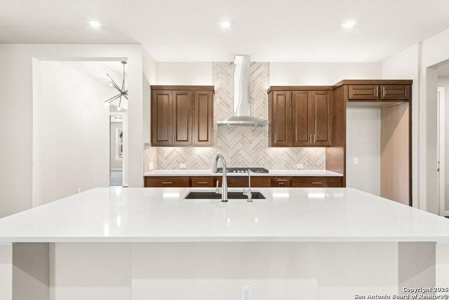 Furnished interior view inside a new home in The Crossvine, Schertz (Image 11).