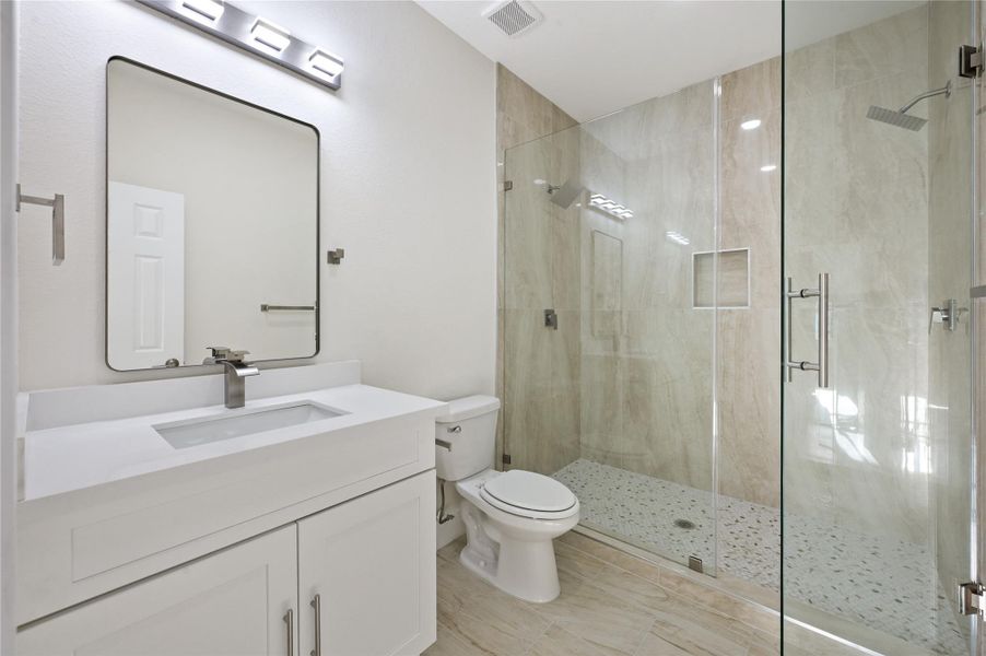 Secondary bathroom