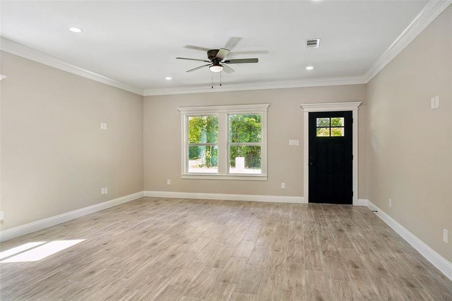 Spacious, unfurnished interior of a new home in , Terrell (Image 23). Spacious, unfurnished interior of a new home in , Terrell (Image 23).