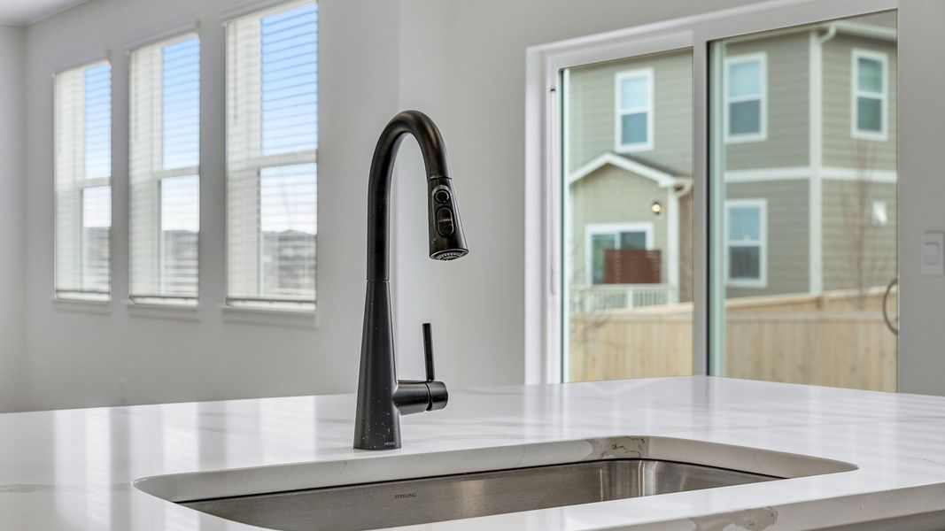 Close-up of interior finishes inside a home in Trails at Crowfoot, Parker (Image 12).