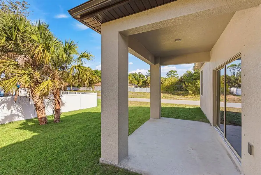 Exterior details and patio area of a home in , North Port (Image 4). Exterior details and patio area of a home in , North Port (Image 4).