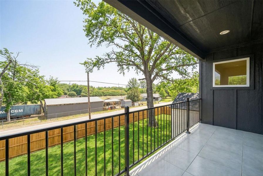 Exterior details and patio area of a home in , Garland (Image 2). Exterior details and patio area of a home in , Garland (Image 2).
