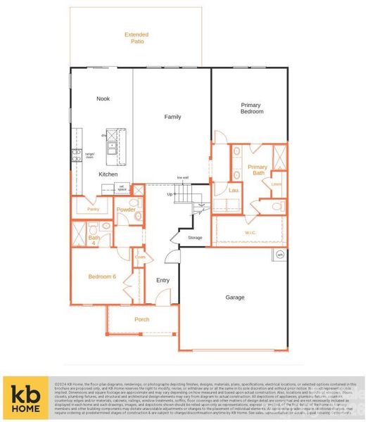 1st Floor layout : Please confirm options/selections with onsite sales counselor.