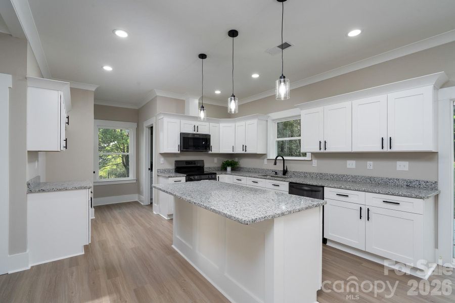 Furnished interior view inside a new home in , Albemarle (Image 7).