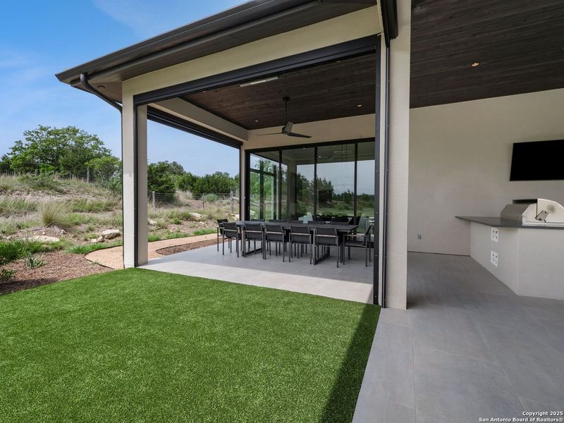 Front exterior of a new home in , Boerne, TX, highlighting curb appeal (Image 23).