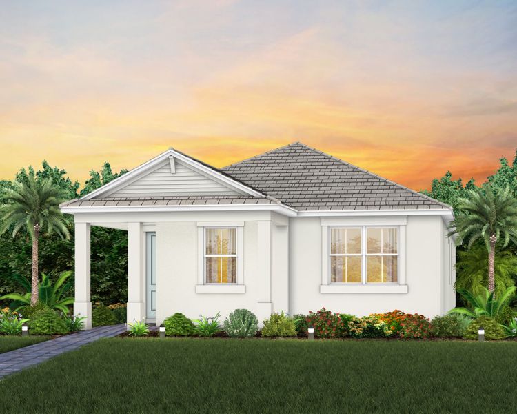 Representative exterior photo of a completed home built from the Beacon II by Pulte Homes in SeaFlower, Bradenton, FL (Image 14). Representative exterior photo of a completed home built from the Beacon II by Pulte Homes in SeaFlower, Bradenton, FL (Image 14).
