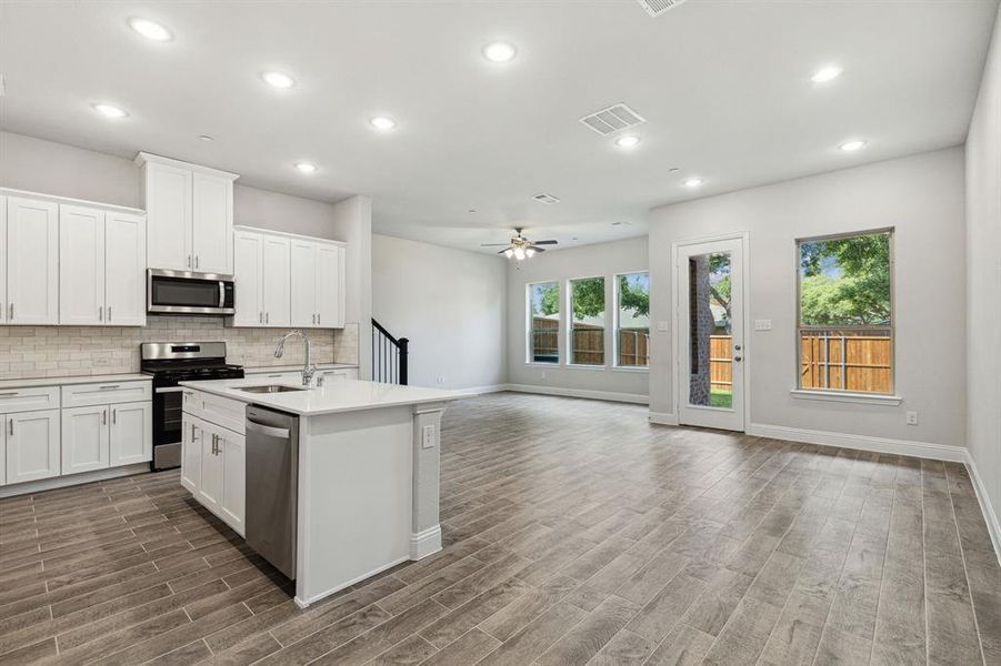 Furnished interior view inside a new home in Villas of Middleton, Plano (Image 5).