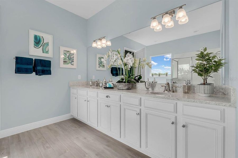 Furnished interior view inside a new home in Buena Lago, St. Cloud (Image 9). Furnished interior view inside a new home in Buena Lago, St. Cloud (Image 9).