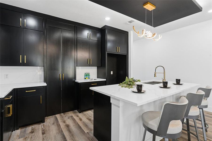 Furnished interior view inside a new home in , Dallas (Image 14).