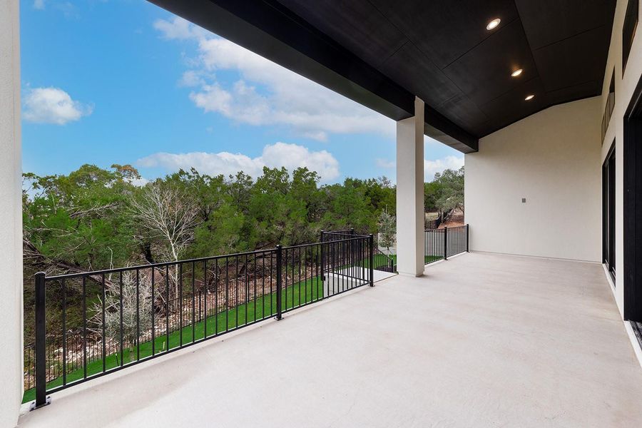 Exterior details and patio area of a home in Wolf Ranch West Bend - 70', Georgetown (Image 21). Exterior details and patio area of a home in Wolf Ranch West Bend - 70', Georgetown (Image 21).