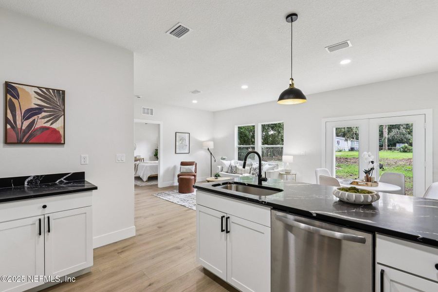 Furnished interior view inside a new home in , Jacksonville (Image 18).