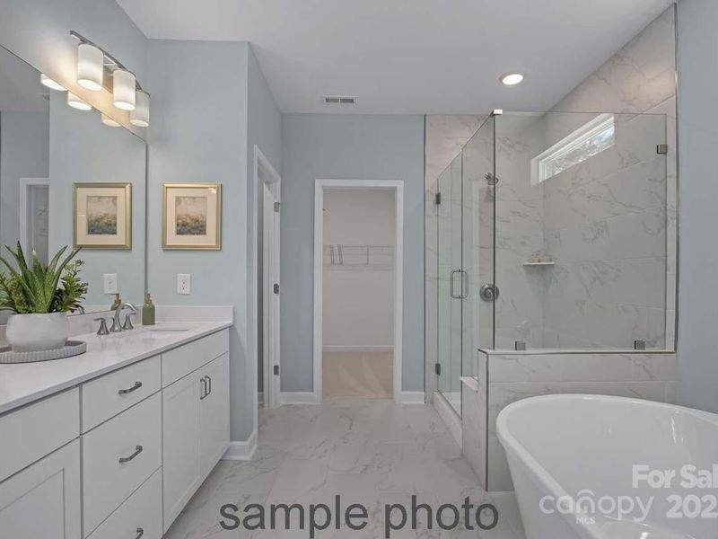 Furnished interior view inside a new home in Enclave at Belmont, Belmont (Image 10). Furnished interior view inside a new home in Enclave at Belmont, Belmont (Image 10).