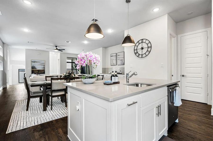 Furnished interior view inside a new home in , Rowlett (Image 6).