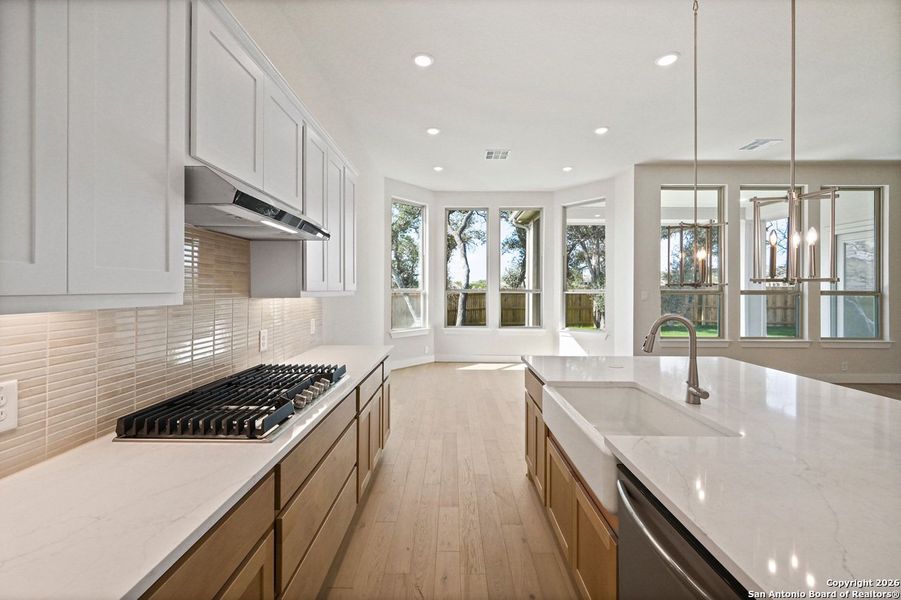 Furnished interior view inside a new home in Davis Ranch, San Antonio (Image 10).