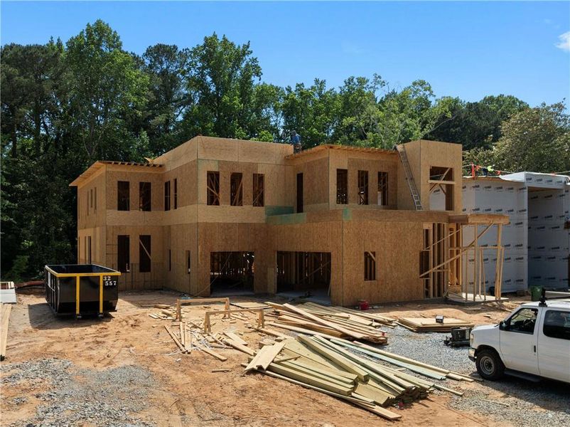 In-progress construction of a new home in , Atlanta, GA (Image 14).