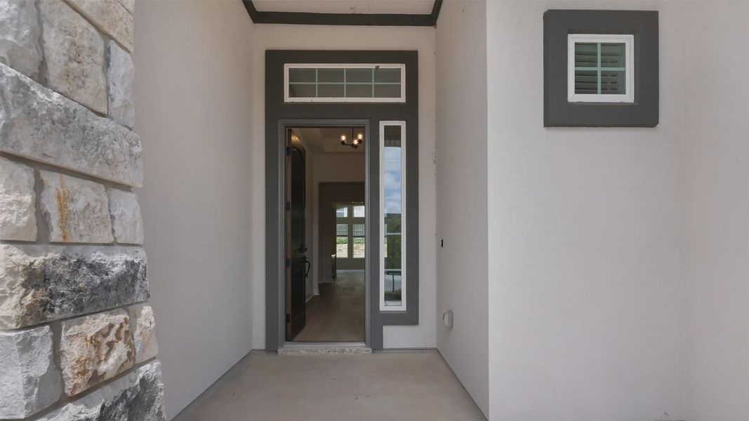 Representative exterior details of a home built from the Michelle by Chesmar Homes in Newhaven, Manor (Image 3). Representative exterior details of a home built from the Michelle by Chesmar Homes in Newhaven, Manor (Image 3).