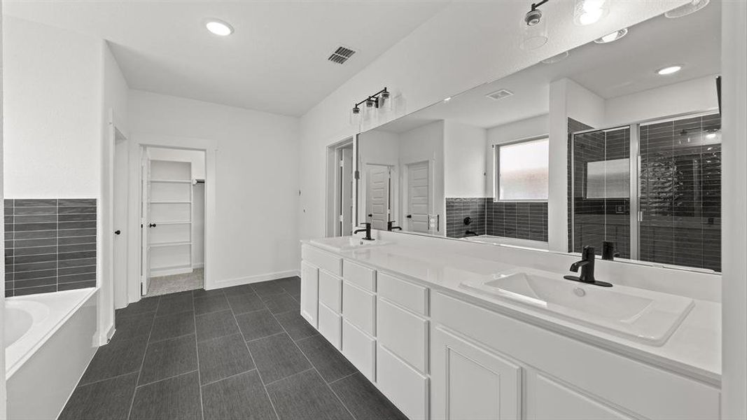 Furnished interior view inside a new home in Rocky Creek Crossing, Crowley (Image 9).