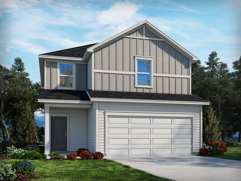 Front exterior of a home in the Crestview - Ridge Series community, located in Nashville, TN (Image 11). Front exterior of a home in the Crestview - Ridge Series community, located in Nashville, TN (Image 11).